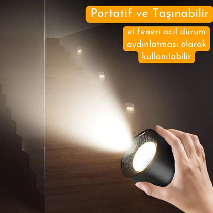 GLOW LIGHT™ LED ŞARJLI DUVAR LAMBASI