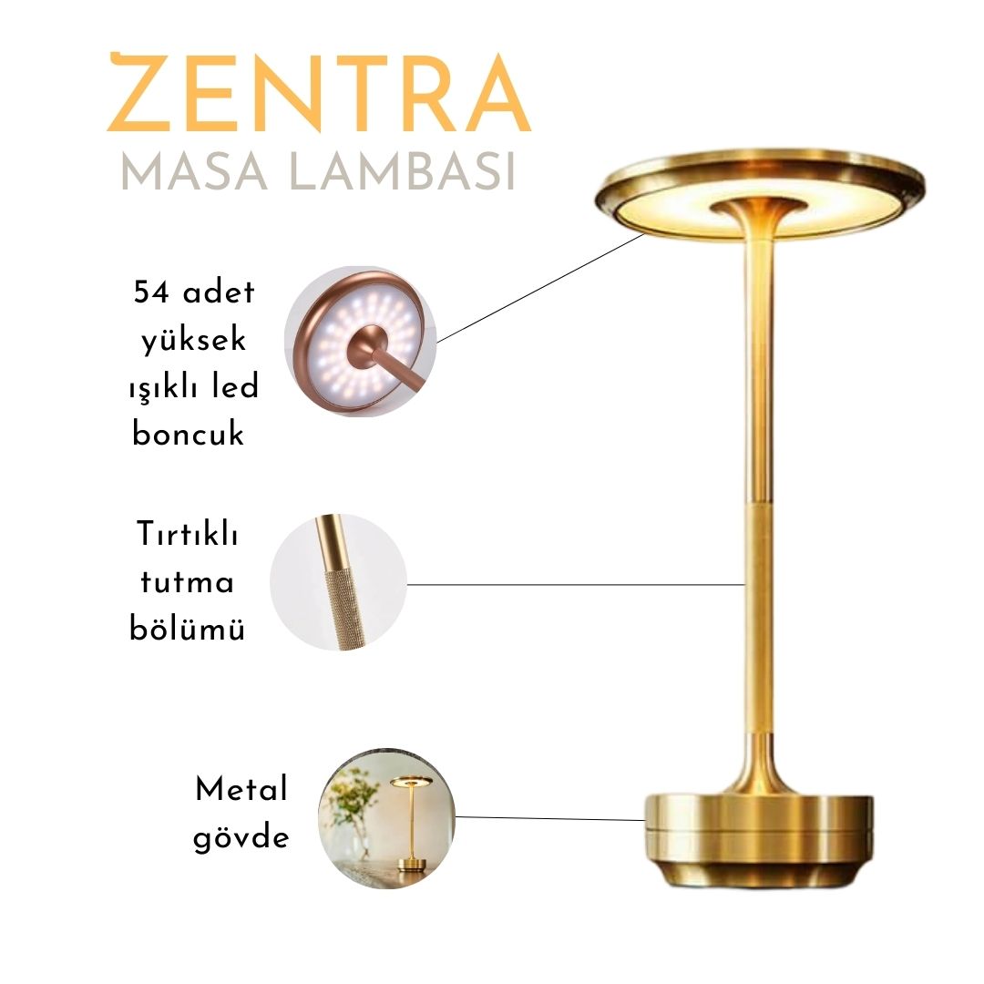 ZENTRA™ KABLOSUZ MASA LAMBASI